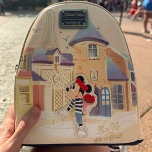 2025 France Loungefly Disney backpack